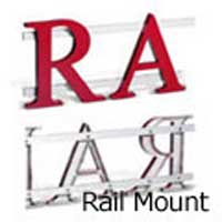 rails on back mount option