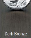 Dark Bronze anodized aluminum color swatch