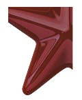 vacuum formed plastic letter color #2240 Maroon
