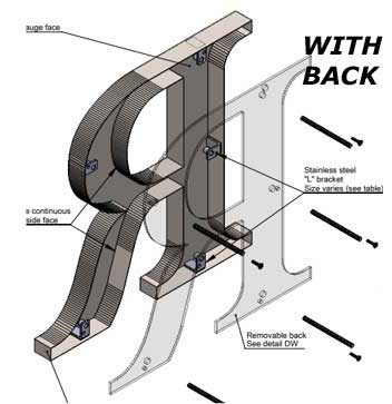 stud mount with backs