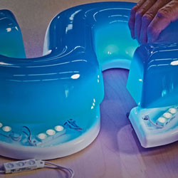 Vacuum Molded Letters with LED