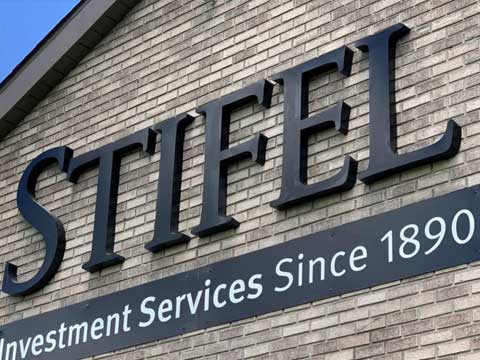 Aluminum Channel Letters at Stifel Investments